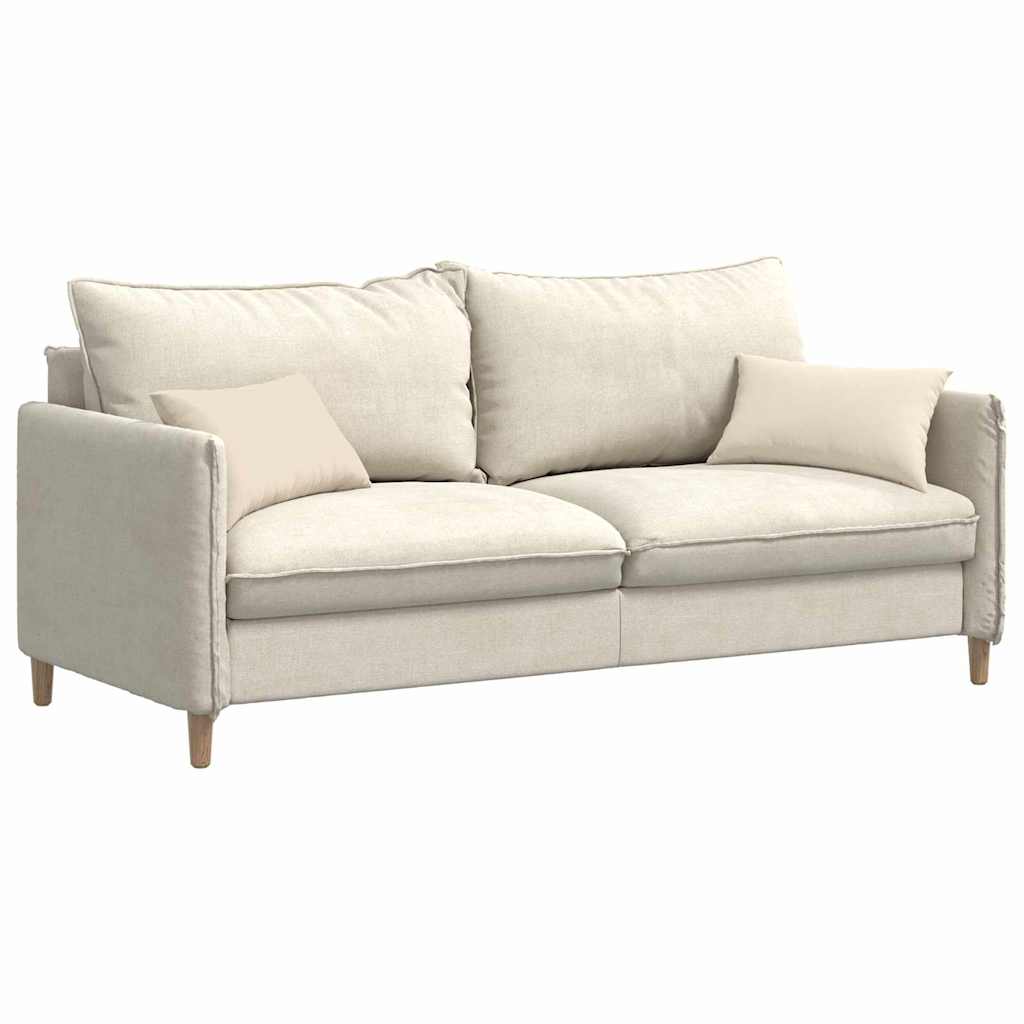 Sofapuder 2 stk. Stof Beige 50 x 30 cm