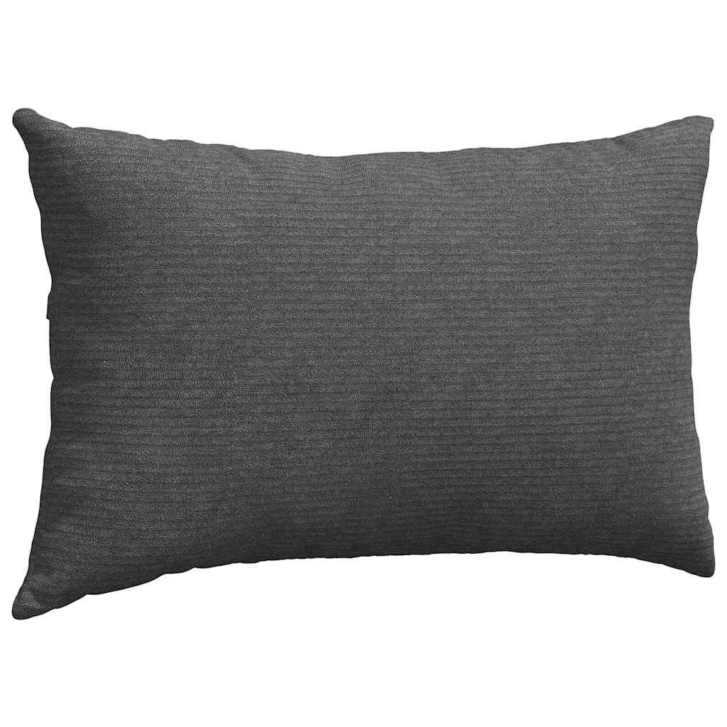 Sofapuder 2 pcs Mørkegrå 50 x 30 cm Velourstof