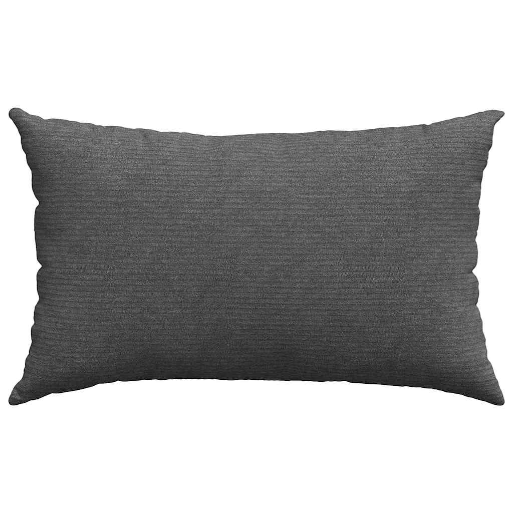 Sofapuder 2 pcs Mørkegrå 50 x 30 cm Velourstof