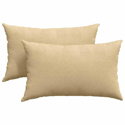 Sofapuder 2 pcs Grågrøn 50 x 30 cm Velourstof