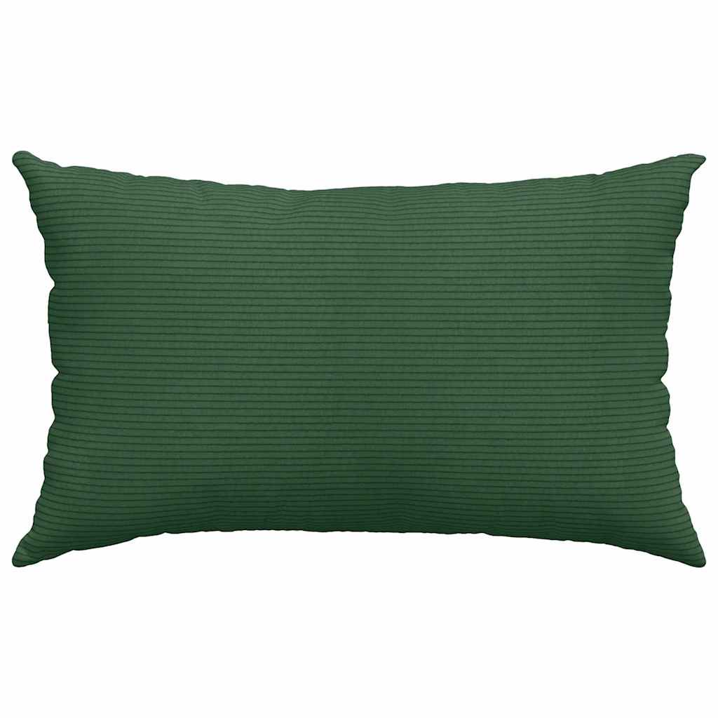 Sofapuder 2 pcs Mørkegrøn 50 x 30 cm Velourstof