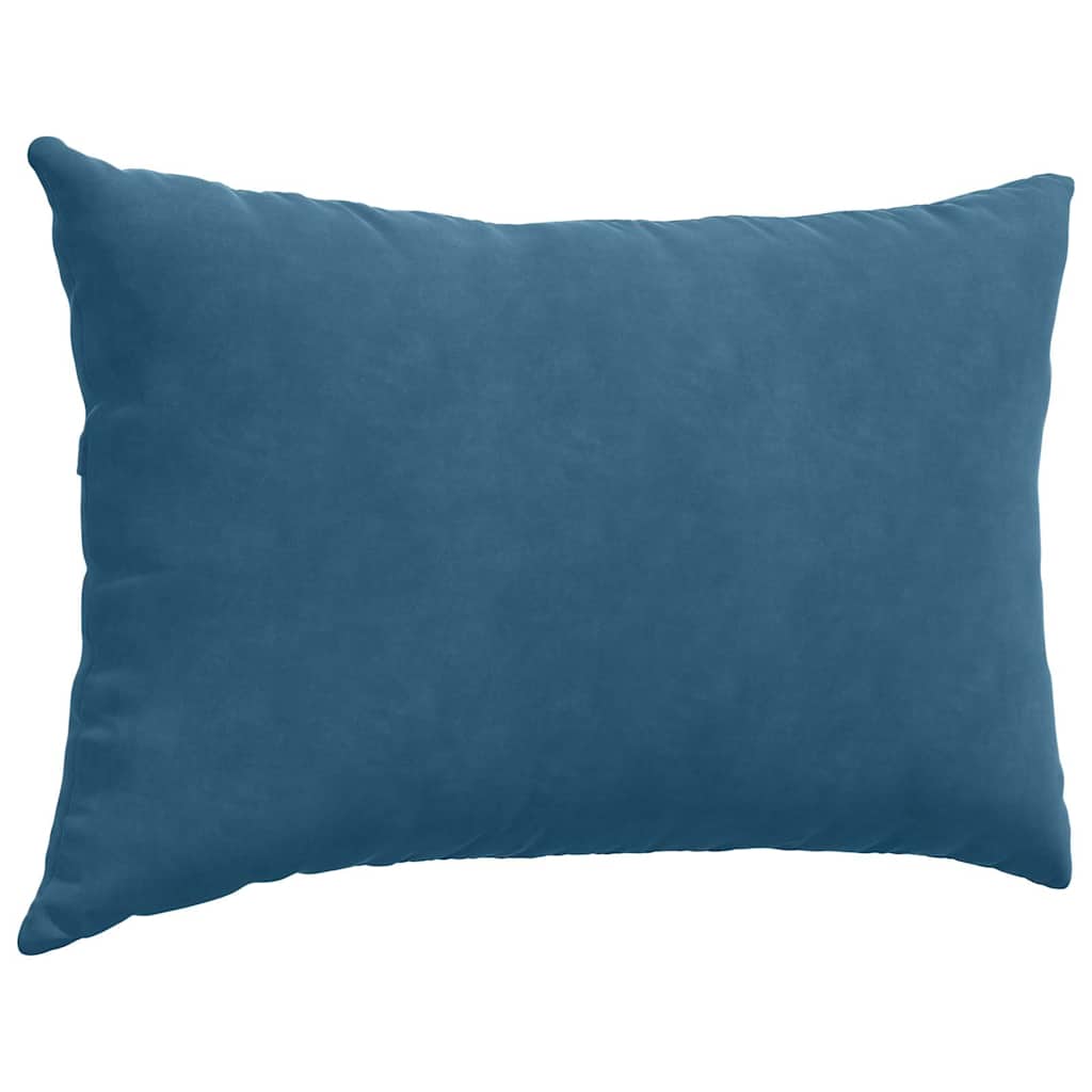 Sofapuder 2 pcs Blå 60 x 40 cm Velourstof