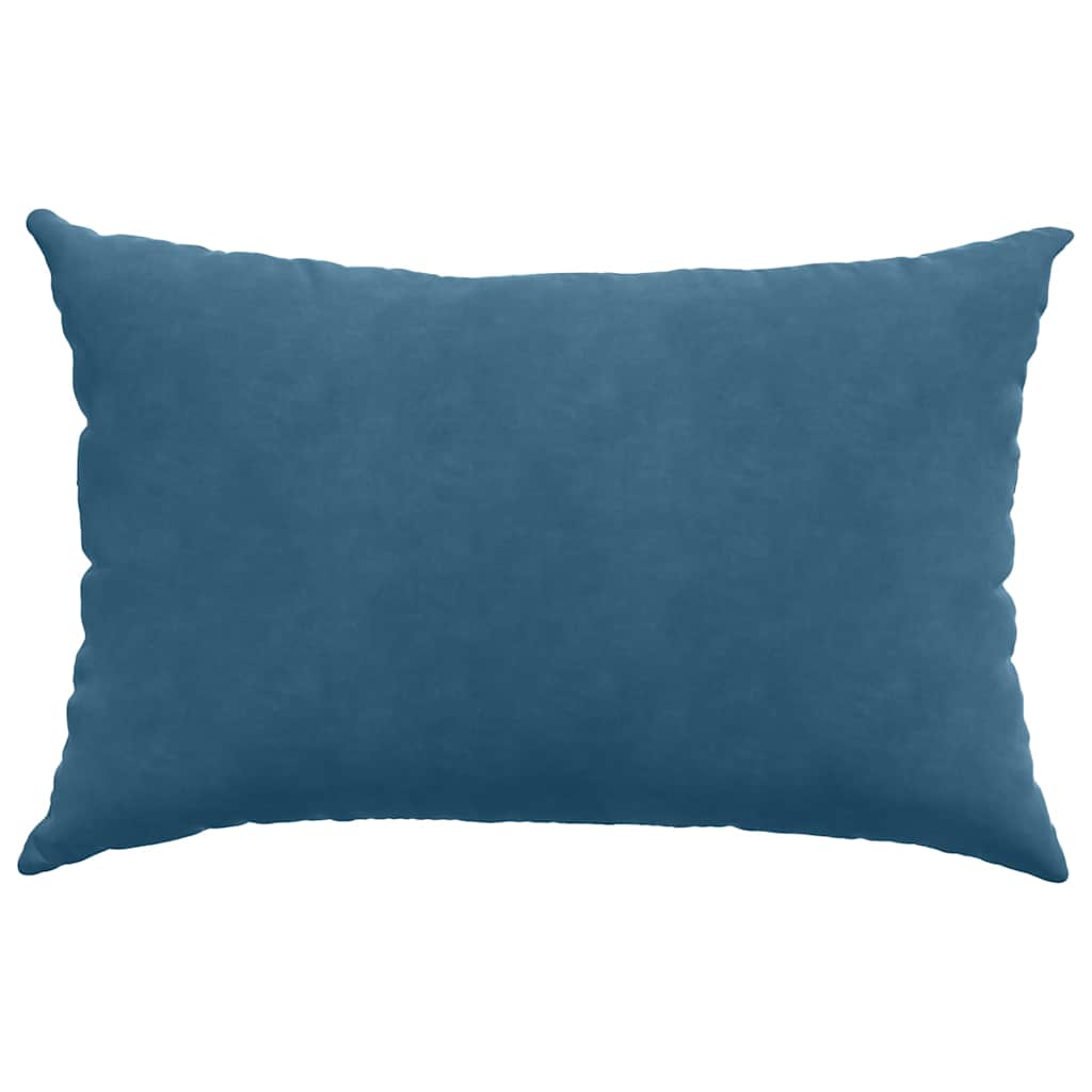 Sofapuder 2 pcs Blå 60 x 40 cm Velourstof