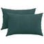 Sofapuder 2 pcs Mørkegrøn 60 x 40 cm Velourstof
