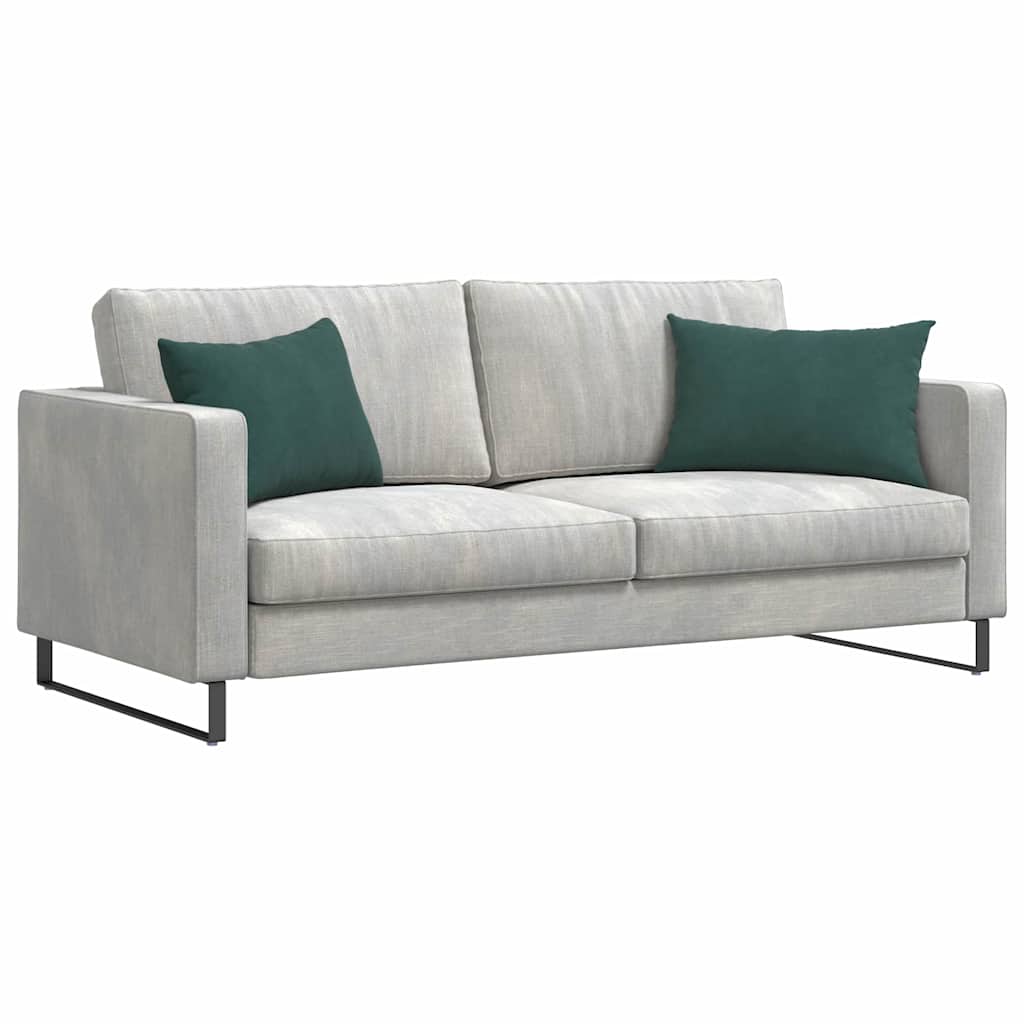 Sofapuder 2 pcs Mørkegrøn 60 x 40 cm Velourstof
