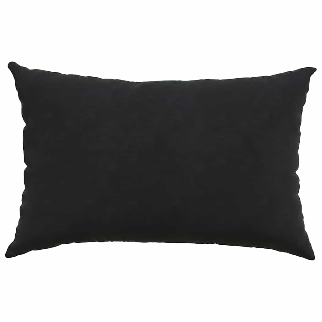 Sofapuder 2 pcs Sort 60 x 40 cm Velourstof