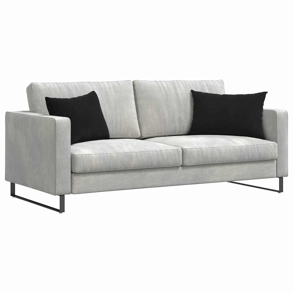 Sofapuder 2 pcs Sort 60 x 40 cm Velourstof