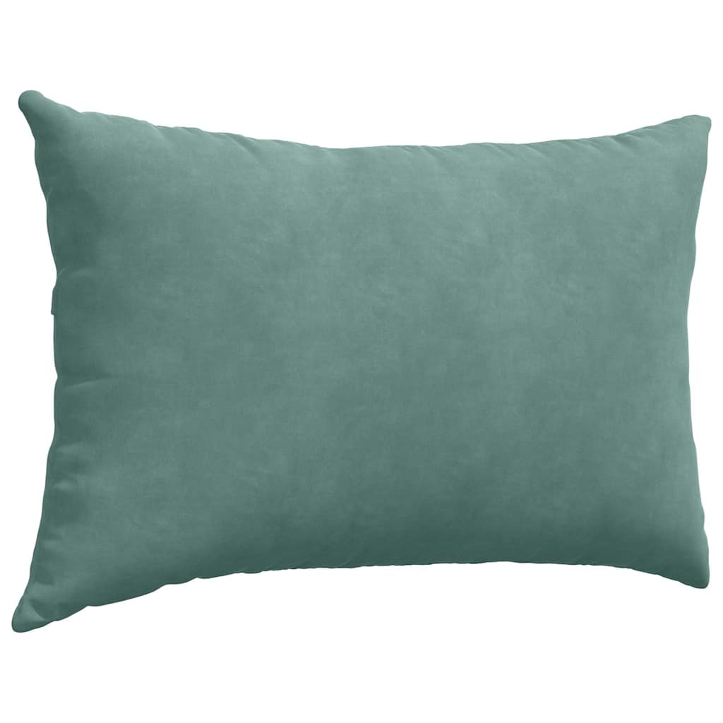 Sofapuder 2 pcs Havgrøn 60 x 40 cm Velourstof