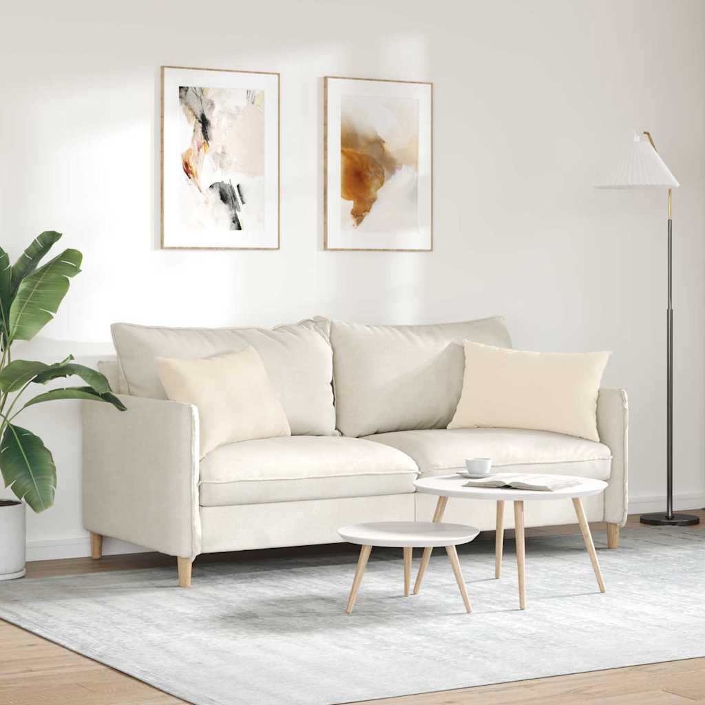 Sofapuder 2 stk. Stof Beige 60 x 40 cm