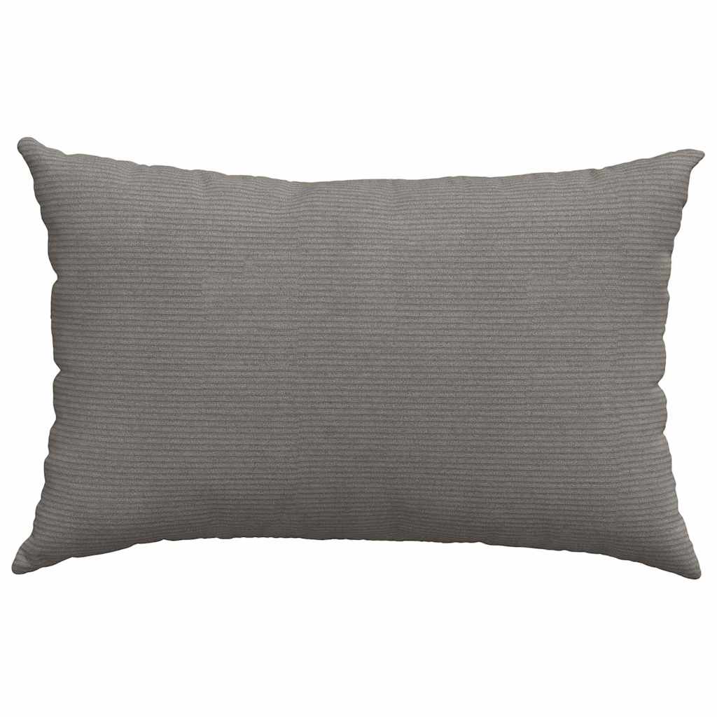 Sofapuder 2 pcs Lysegrå 60 x 40 cm Velourstof