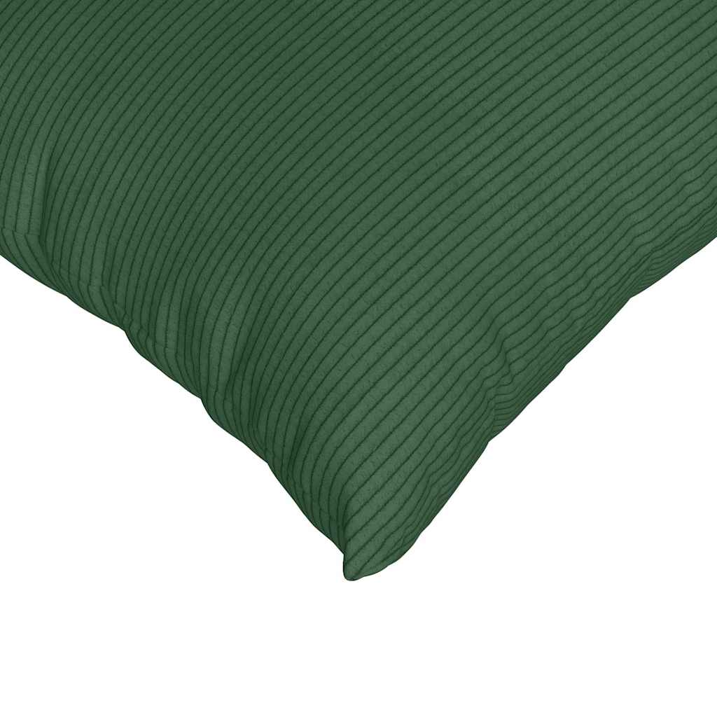 Sofapuder 2 pcs Mørkegrøn 60 x 40 cm Velourstof