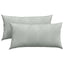 Sofapuder 2 pcs Lysegrå 80 x 40 cm Velourstof