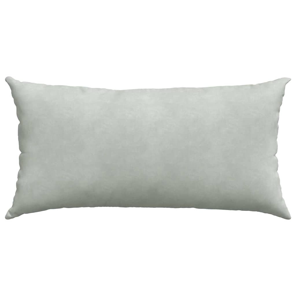 Sofapuder 2 pcs Lysegrå 80 x 40 cm Velourstof