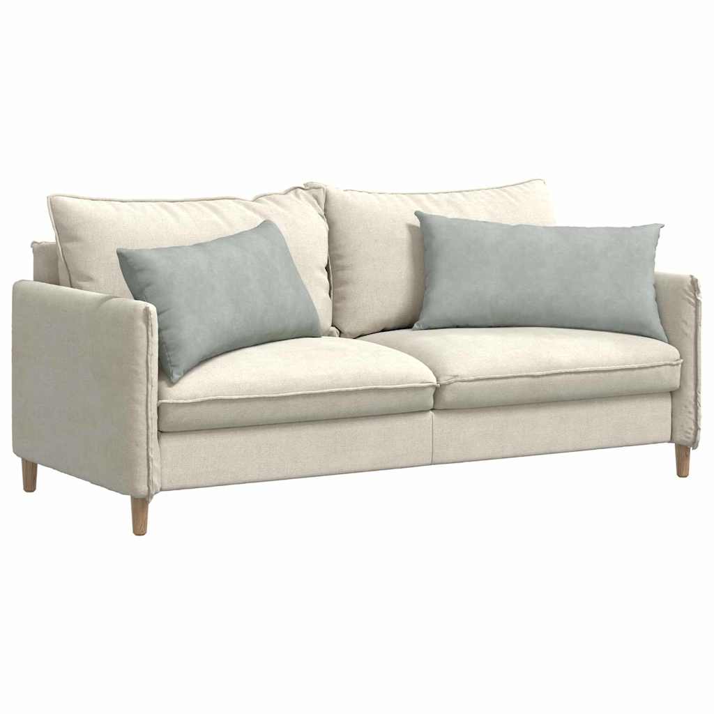 Sofapuder 2 pcs Lysegrå 80 x 40 cm Velourstof