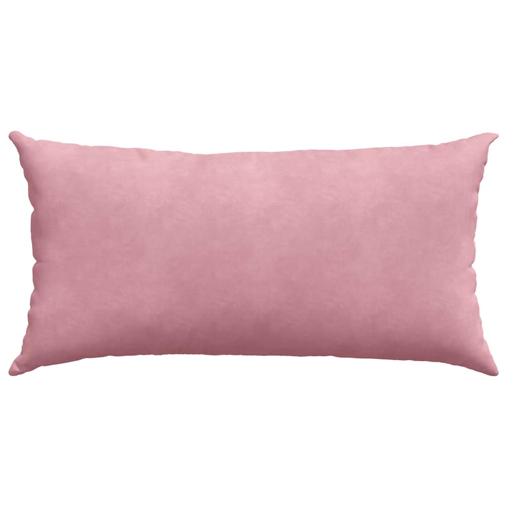 Sofapuder 2 pcs Lyserød 80 x 40 cm Velourstof