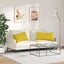 Sofapuder 2 pcs Gul 80 x 40 cm Velourstof
