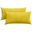 Sofapuder 2 pcs Gul 80 x 40 cm Velourstof