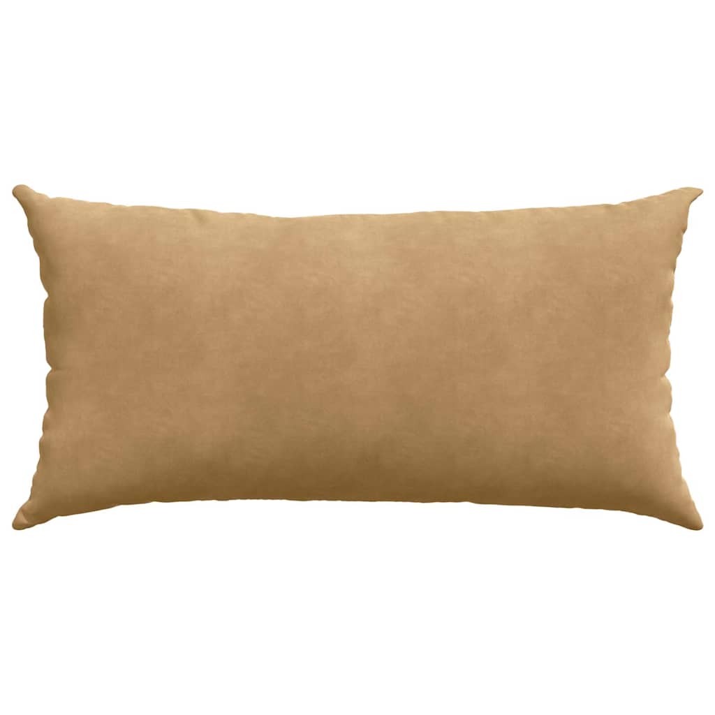 Sofapuder 2 pcs Brun 80 x 40 cm Velourstof