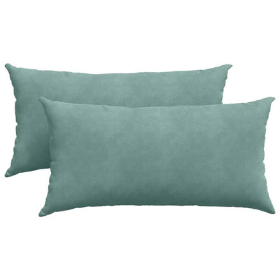 Sofapuder 2 pcs Havgrøn 80 x 40 cm Velourstof