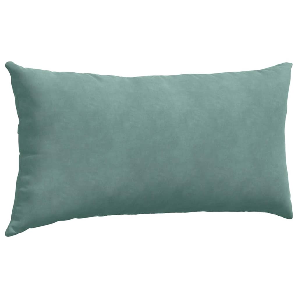 Sofapuder 2 pcs Havgrøn 80 x 40 cm Velourstof