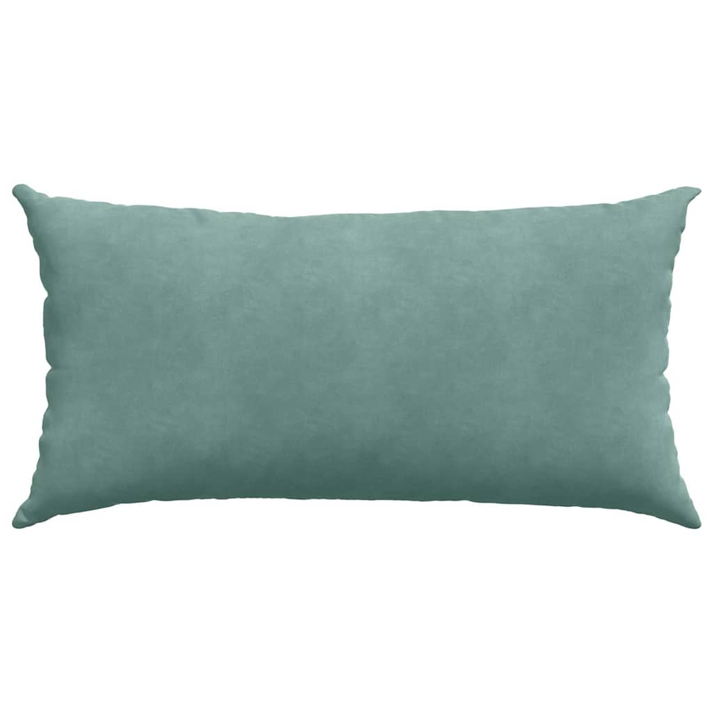 Sofapuder 2 pcs Havgrøn 80 x 40 cm Velourstof