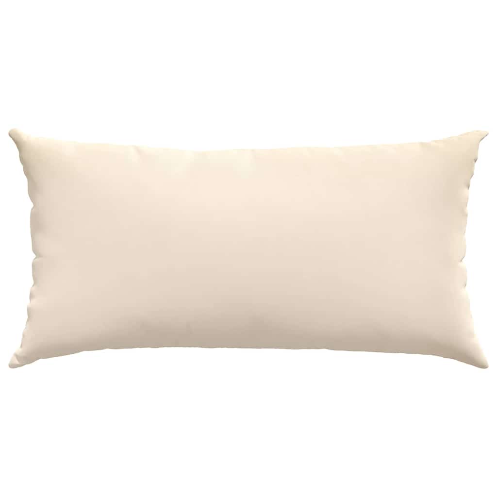 Sofapuder 2 stk. Stof Beige 80 x 40 cm