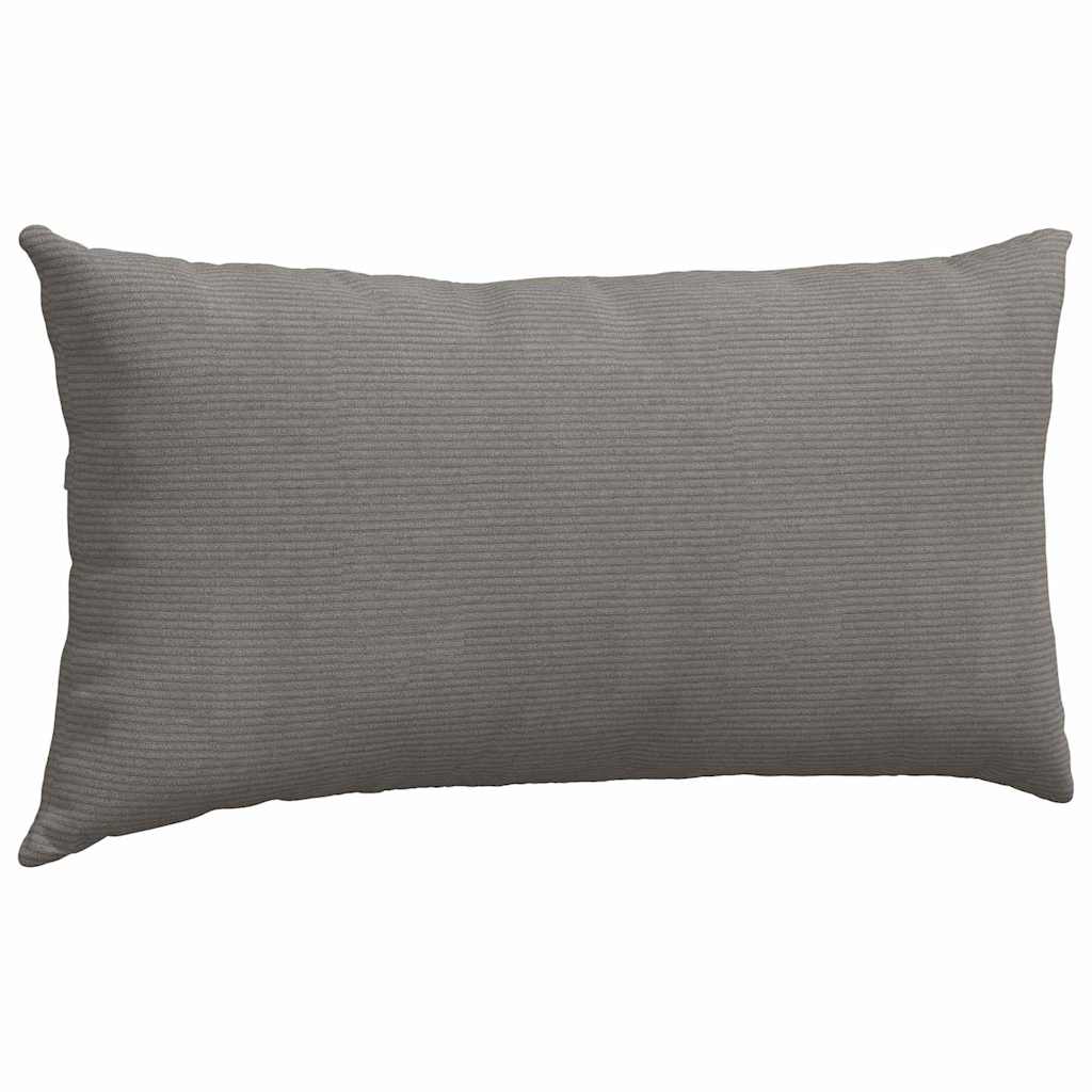 Sofapuder 2 pcs Lysegrå 80 x 40 cm Velourstof
