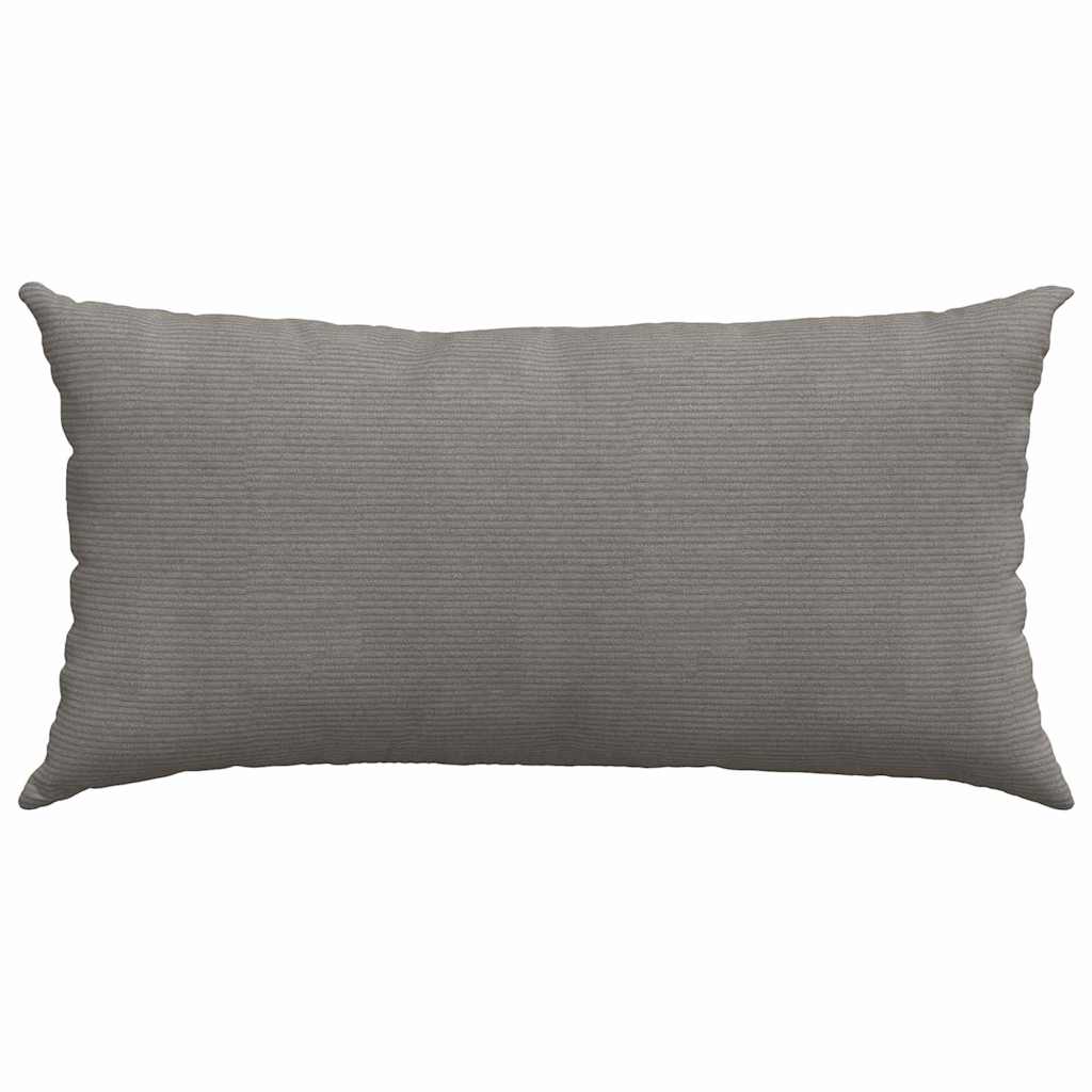 Sofapuder 2 pcs Lysegrå 80 x 40 cm Velourstof