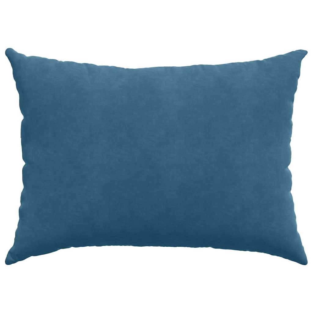 Sofapuder 2 pcs Blå 70 x 50 cm Velourstof