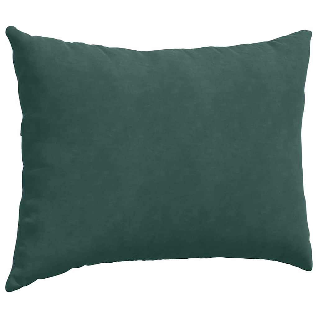 Sofapuder 2 pcs Mørkegrøn 70 x 50 cm Velourstof