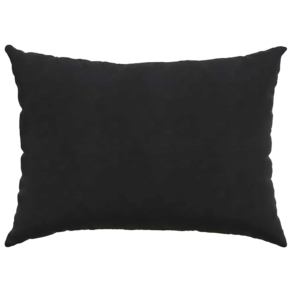 Sofapuder 2 pcs Sort 70 x 50 cm Velourstof