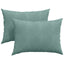 Sofapuder 2 pcs Havgrøn 70 x 50 cm Velourstof