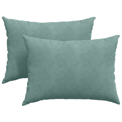 Sofapuder 2 pcs Havgrøn 70 x 50 cm Velourstof