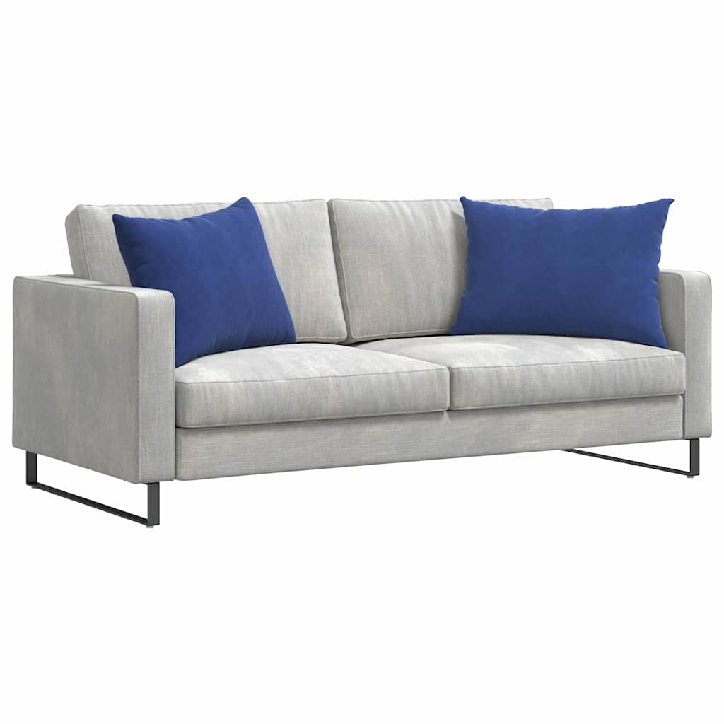 Sofapuder 2 pcs Politi blå 70 x 50 cm Velourstof