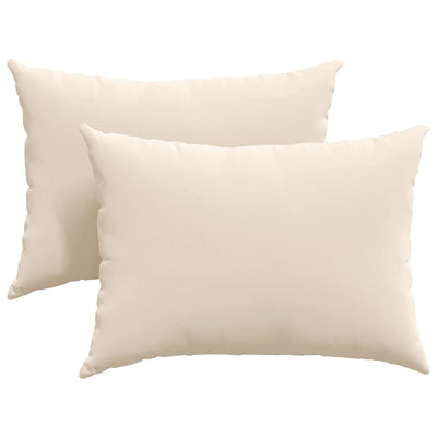 Sofapuder 2 stk. Stof Beige 70 x 50 cm