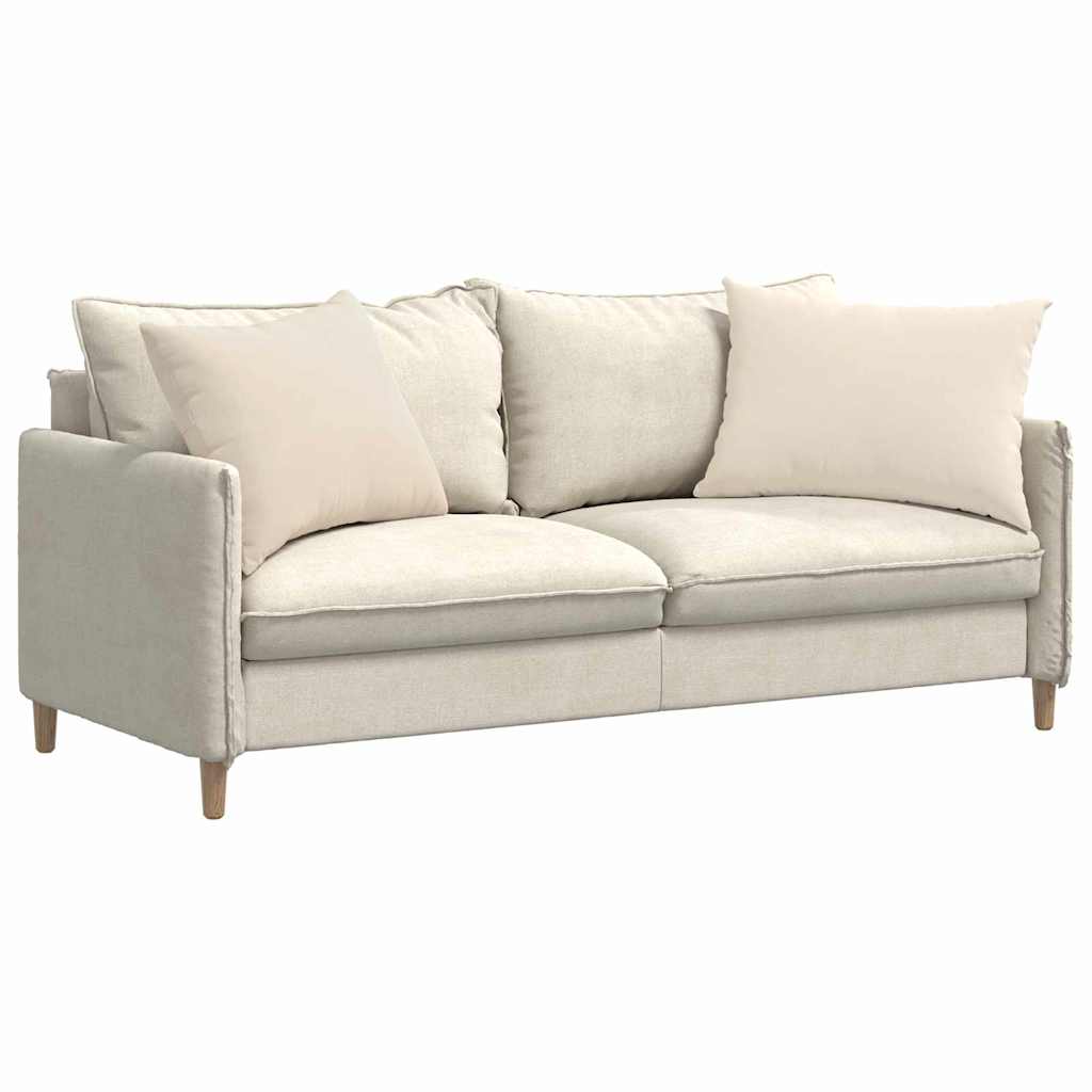 Sofapuder 2 stk. Stof Beige 70 x 50 cm