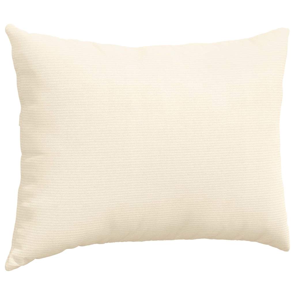 Sofapuder 2 pcs Creme 70 x 50 cm Velourstof