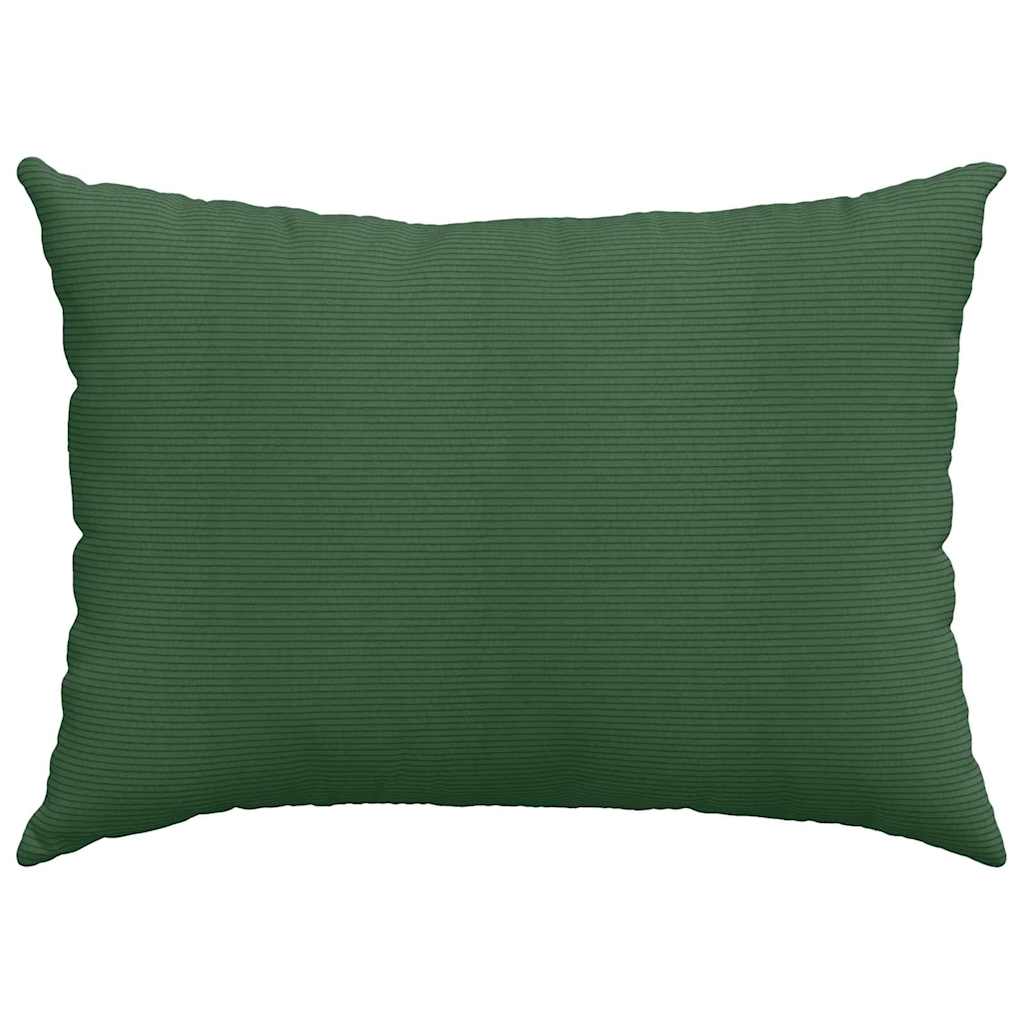 Sofapuder 2 pcs Mørkegrøn 70 x 50 cm Velourstof