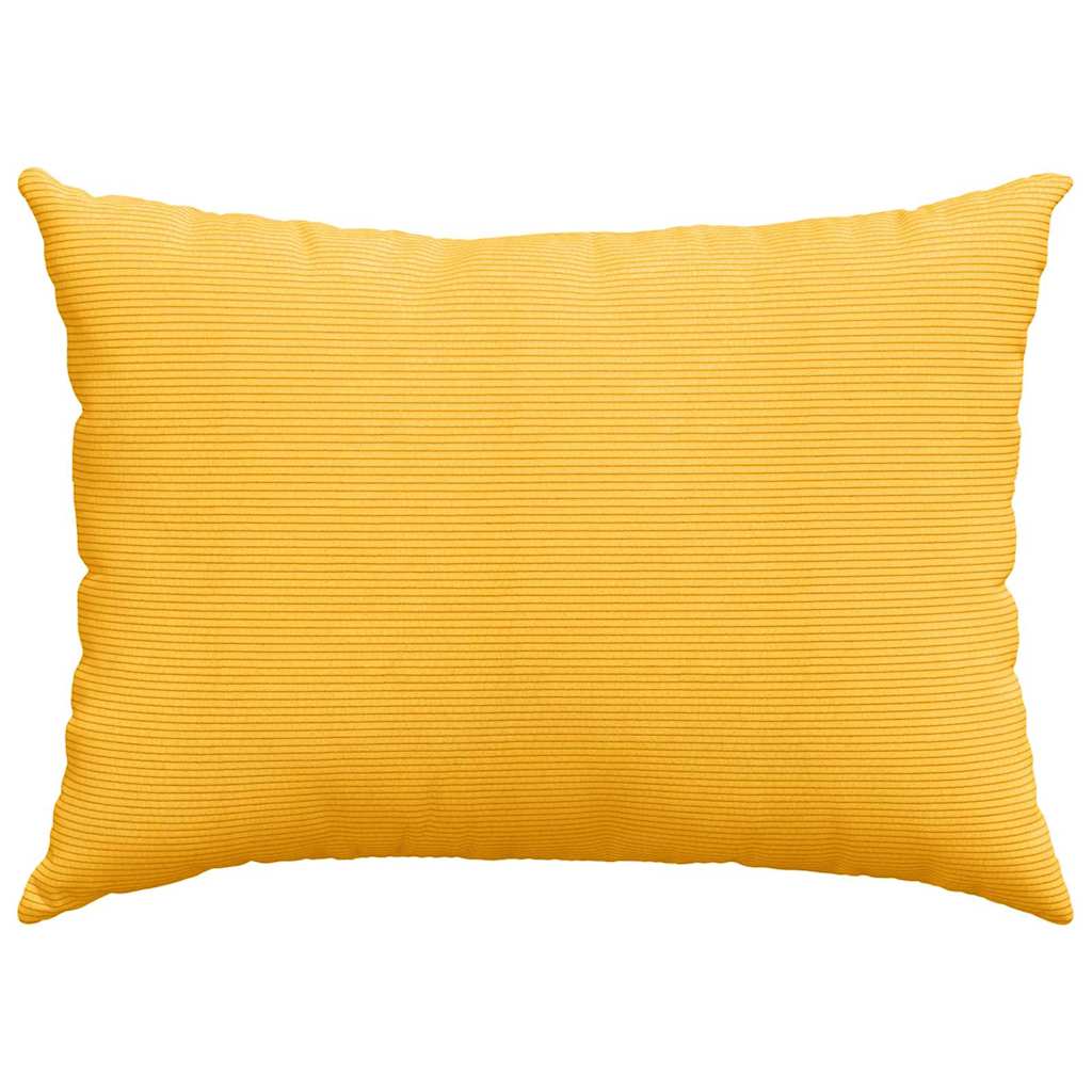 Sofapuder 2 pcs Lys Gul 70 x 50 cm Velourstof