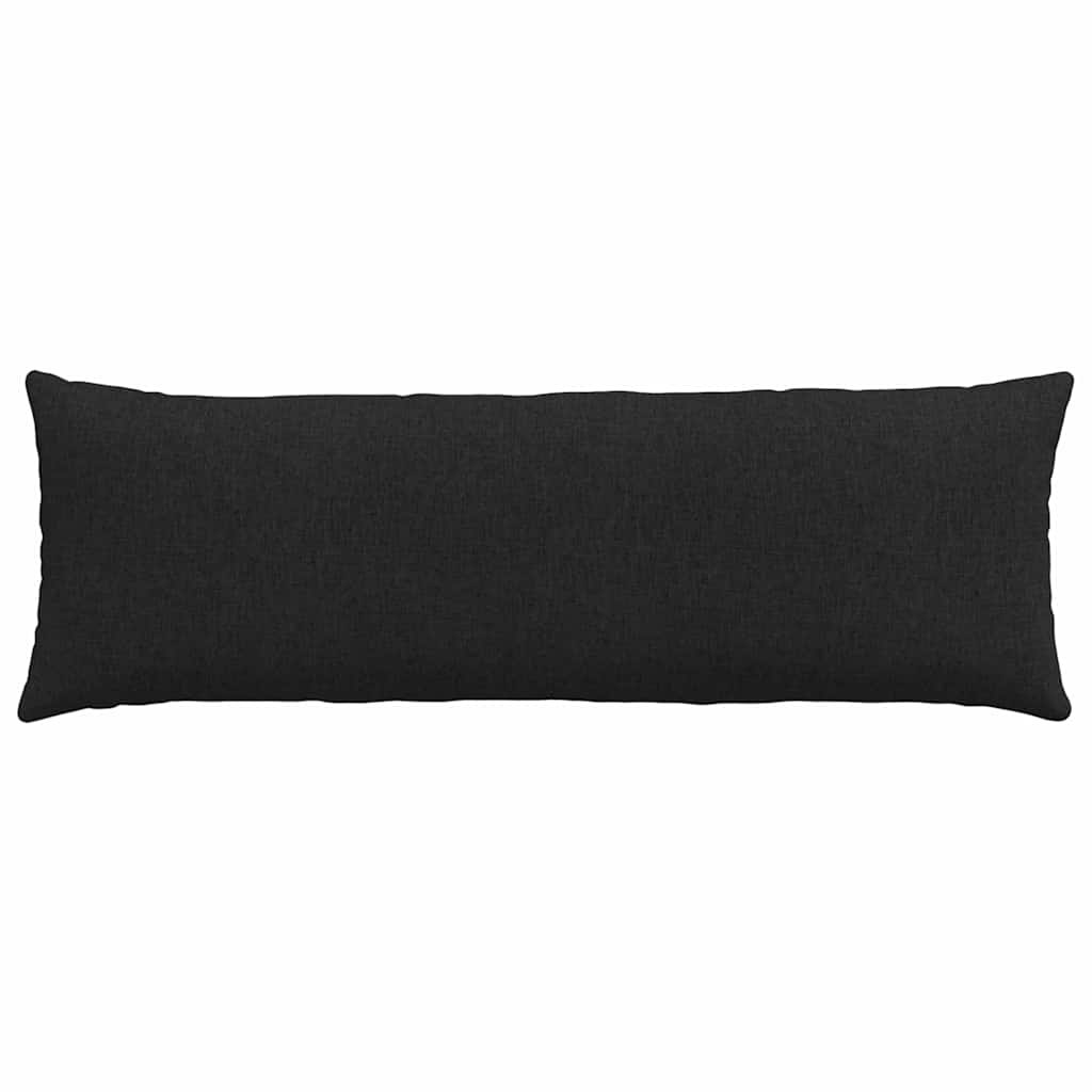 Sofapuder 2 stk. Stof Sort 120 x 40 cm