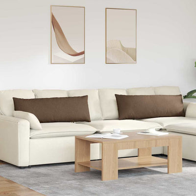 Sofapuder 2 stk. Stof Brun 120 x 40 cm