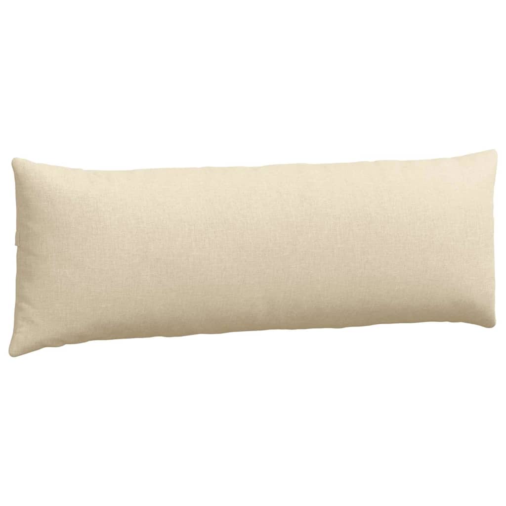 Sofapuder 2 stk. Stof Creme 120 x 40 cm