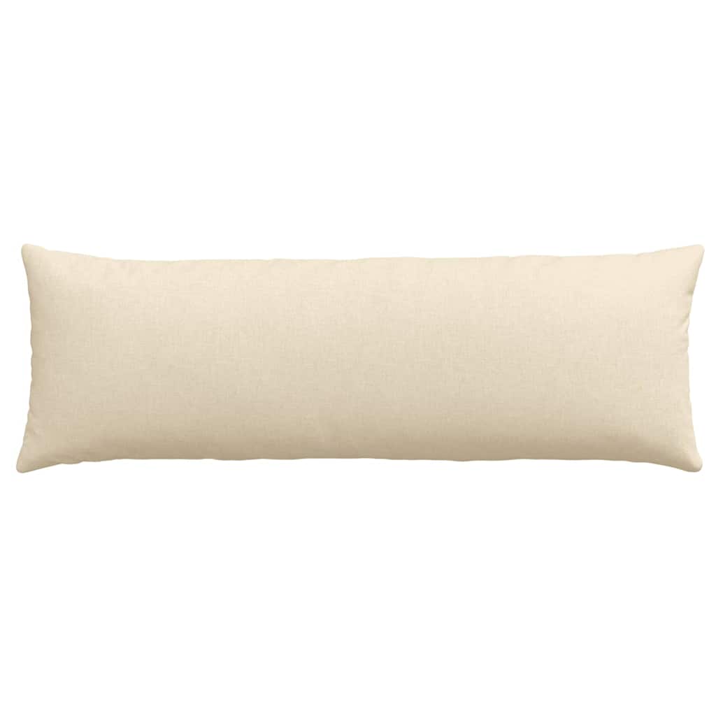 Sofapuder 2 stk. Stof Creme 120 x 40 cm