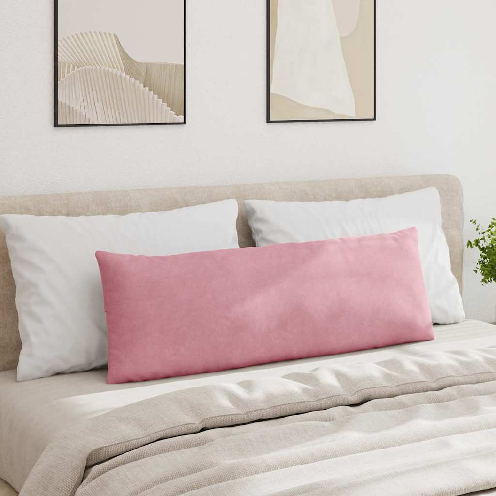 Sofapuder 2 pcs Lyserød 120 x 40 cm Velourstof