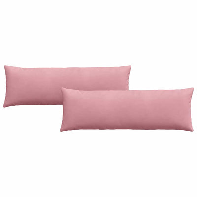 Sofapuder 2 pcs Lyserød 120 x 40 cm Velourstof