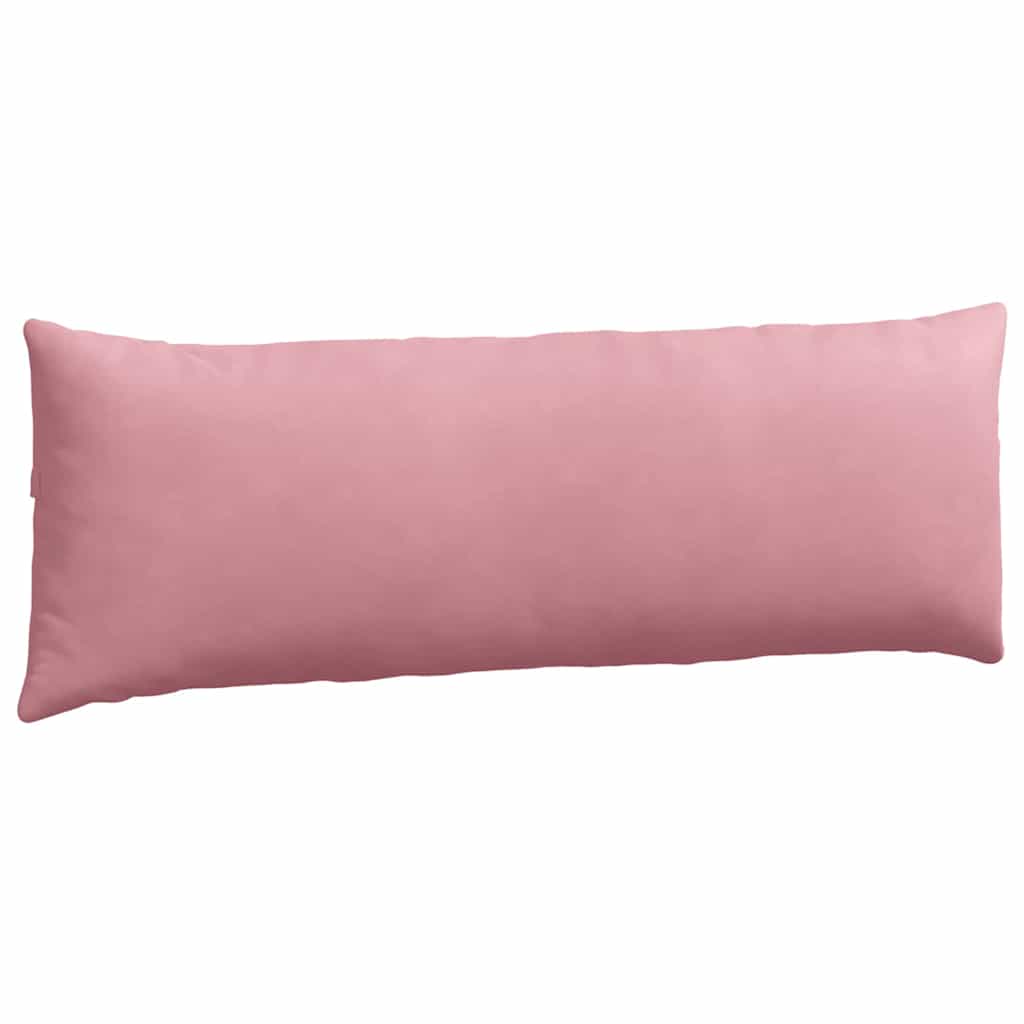 Sofapuder 2 pcs Lyserød 120 x 40 cm Velourstof