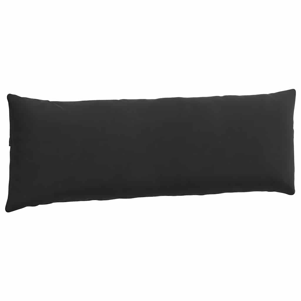 Sofapuder 2 pcs Sort 120 x 40 cm Velourstof