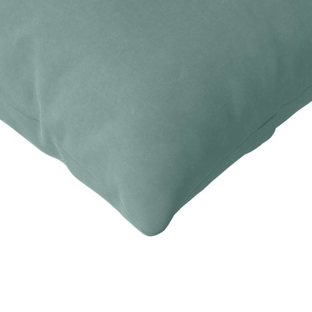 Sofapuder 2 pcs Havgrøn 120 x 40 cm Velourstof