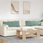 Sofapuder 2 pcs Havgrøn 120 x 40 cm Velourstof