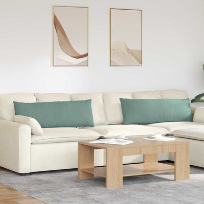 Sofapuder 2 pcs Havgrøn 120 x 40 cm Velourstof